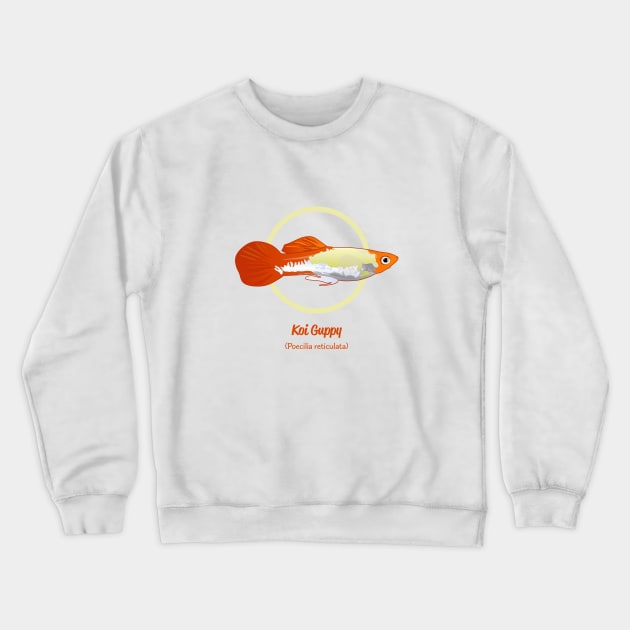 Koi Guppy Crewneck Sweatshirt by Reefhorse